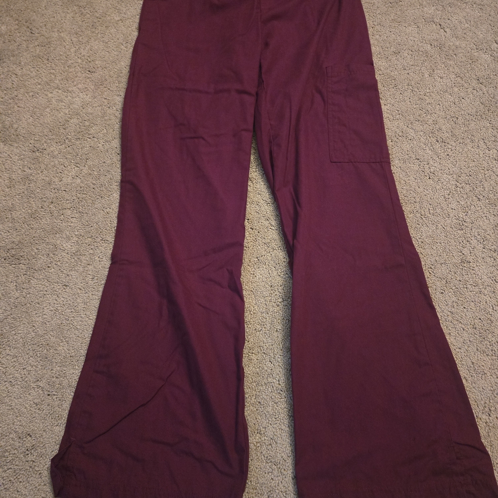 Butter Women's Deep Burgundy Wide Leg Pants
